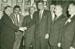 Kennedy, Belanger et al at Democratic State Convention, 1958