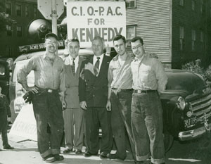 CIO members for Kennedy, 1952