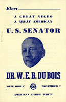 Du Bois carried his message to the political arena when he ran for the U.S. Senate in 1951 on the American Labor Party's ticket
