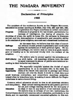 Niagara Movement Declaration of Principles