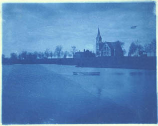 Campus pond, ca.1910