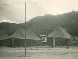  The three tents of the 78th PMCD 