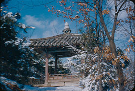 Upper Pavilion and gazebo, Chang Dok