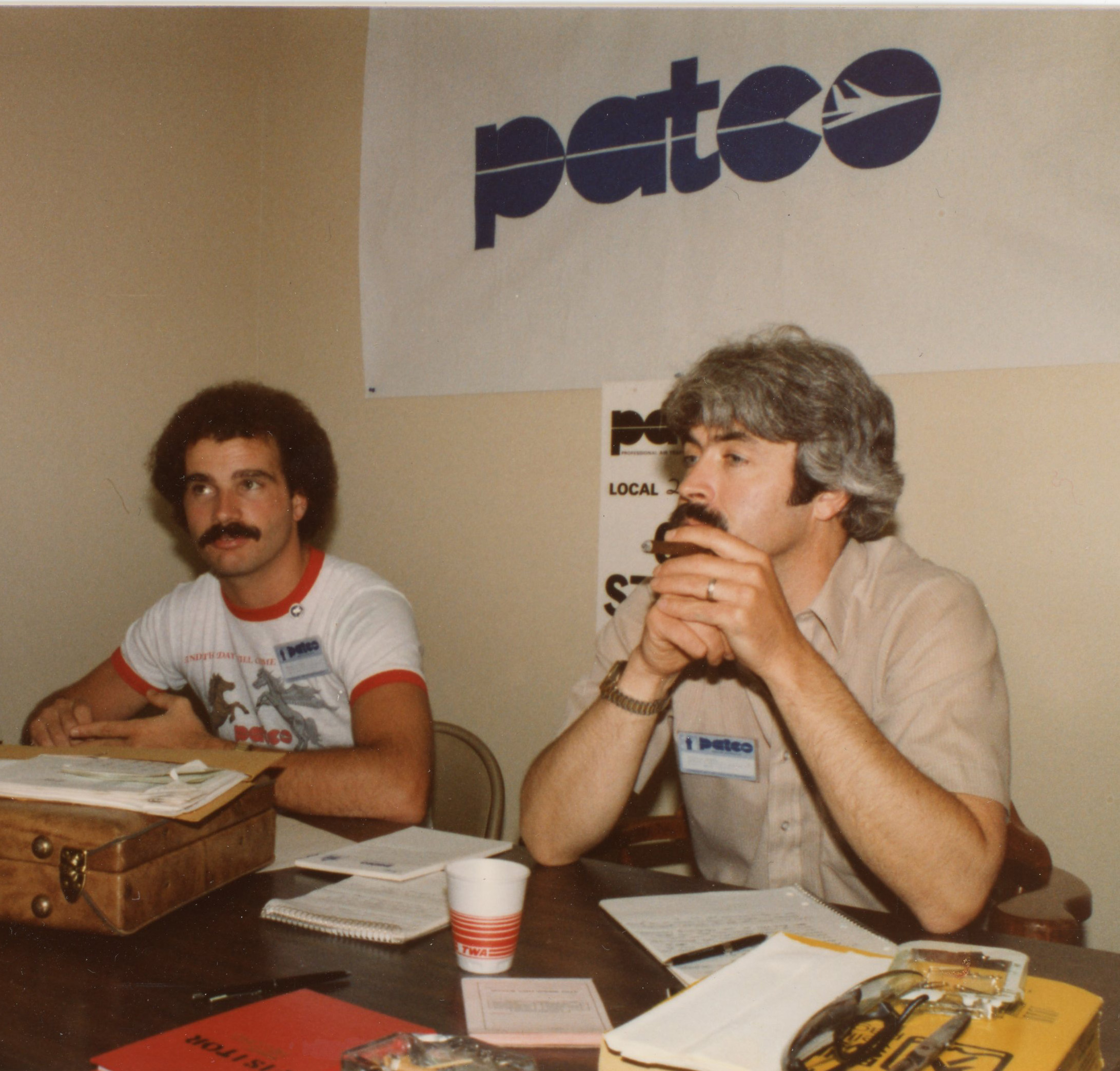 
An image of: PATCO union representatives