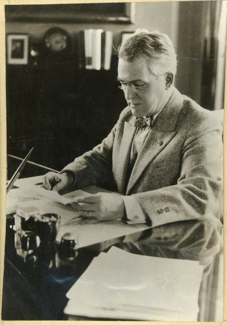 
An image of: Pres. Hugh P. Baker and Cabinet of Faculty, 1936