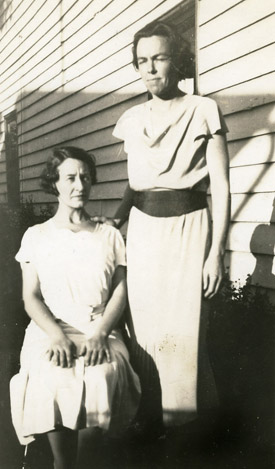 Depiction of Ruth Totman and Jean Lewis, ca.1935