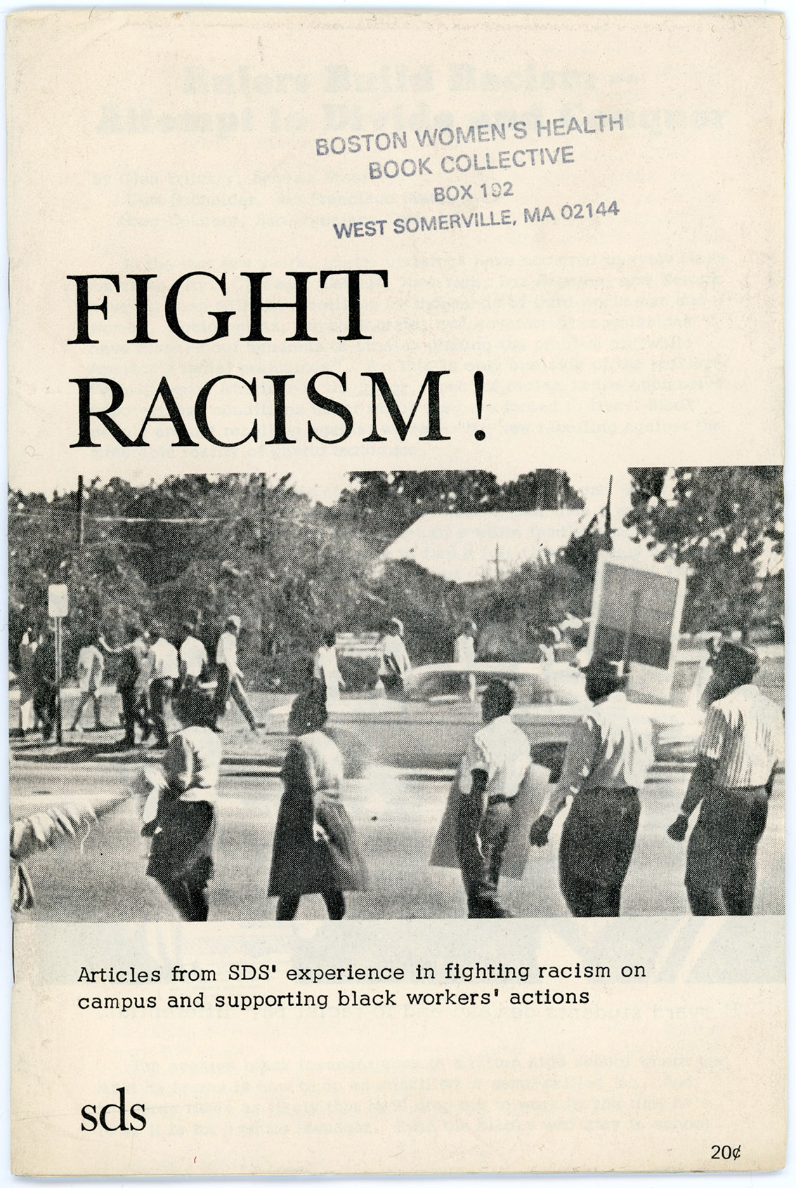 Depiction of SDS pamphlet, 1969