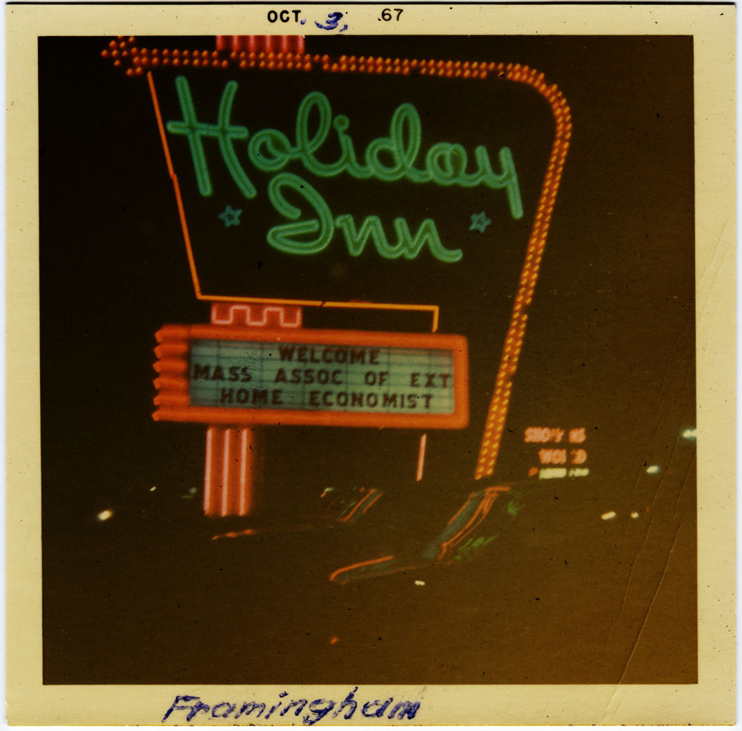 Depiction of Holiday Inn greets the MAEHE, 1967