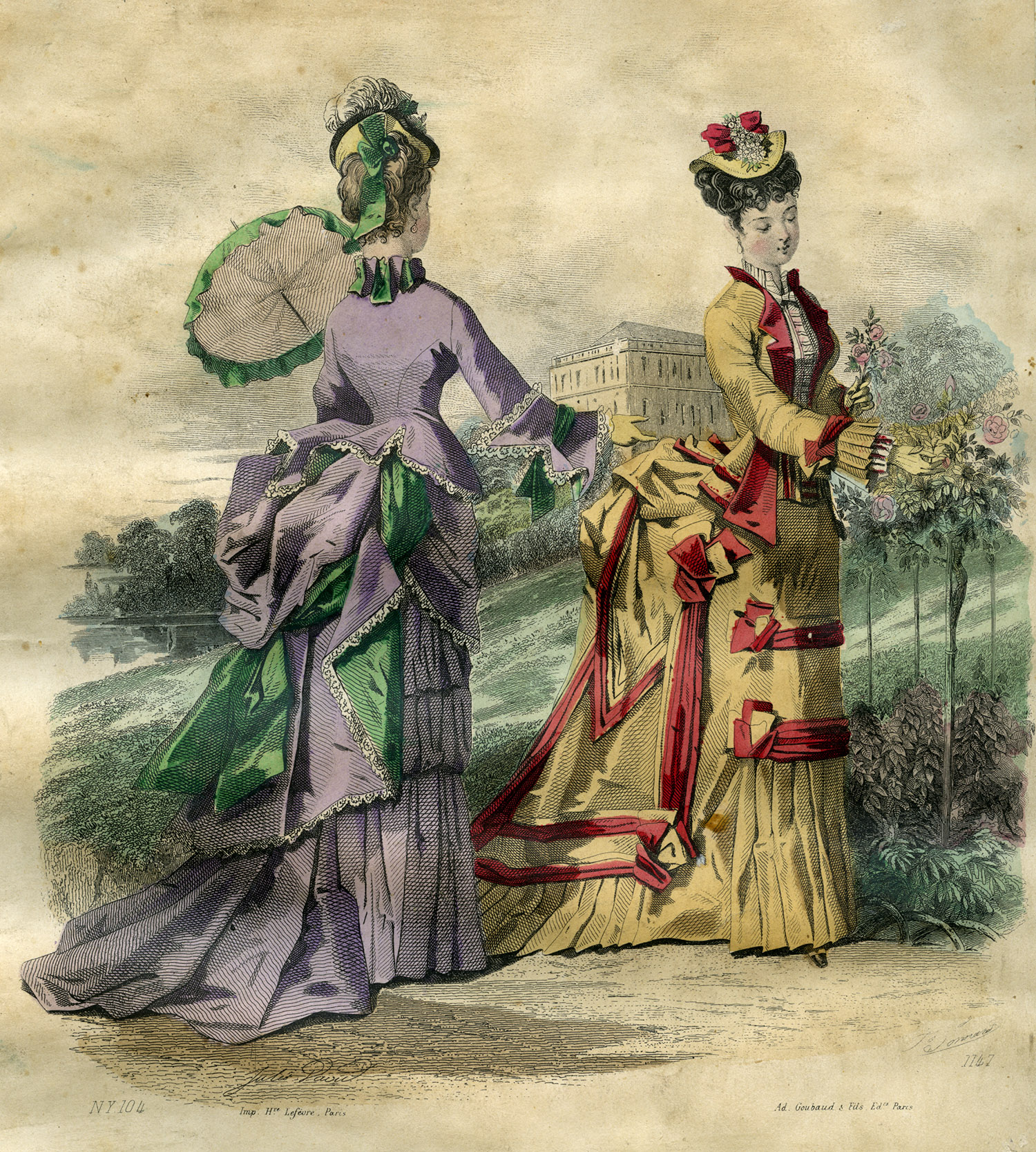 Depiction of Fashion plate