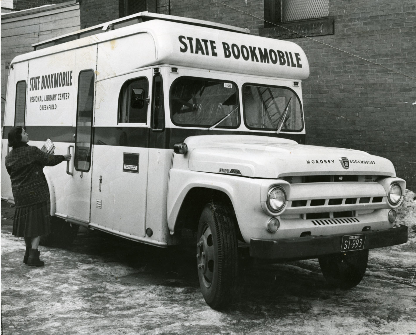 Depiction of Bookmobile, 1957