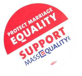 Depiction of MassEquality sticker