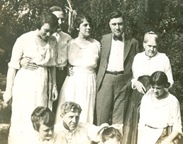 Depiction of Anglin family and friends, ca.1921