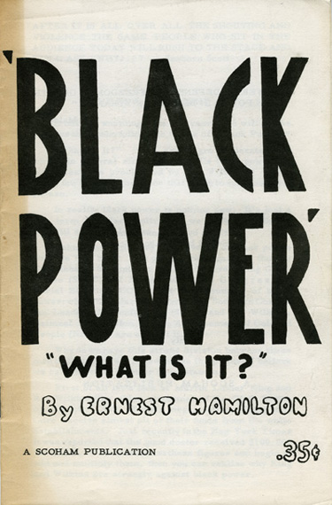 Depiction of Ernest Hamilton, <em>Black Power: What is it?</em> (1966)