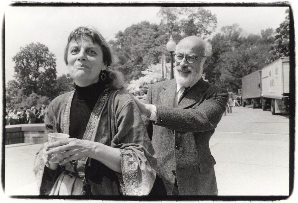 Depiction of John Gofman and Anna Mayo, 1970s<br />Photo by Lionel Delevingne
