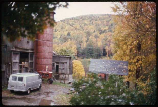 Depiction of The barn, Montague Farm Photo by Roy Finestone, Oct. 1976