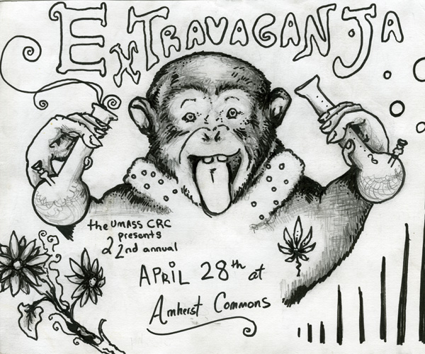 Depiction of Extravaganja poster