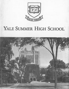 Yale Summer High School brochure