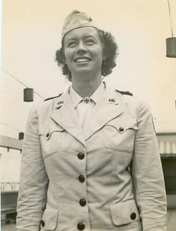 Maida Riggs in uniform, ca.1944