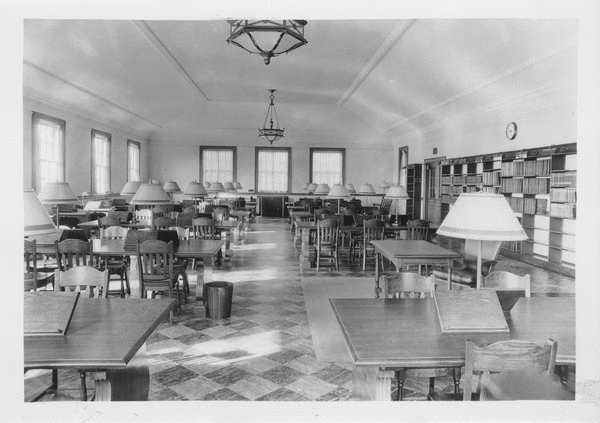 Goodell Library interior