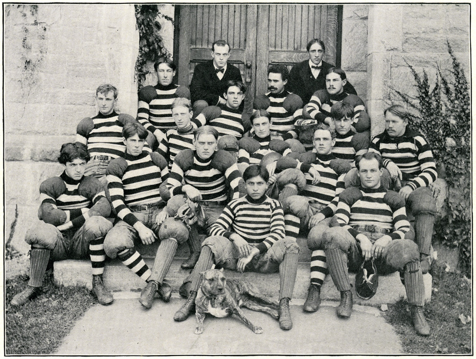 Football team, 1901 (Bridgeforth in center rear)